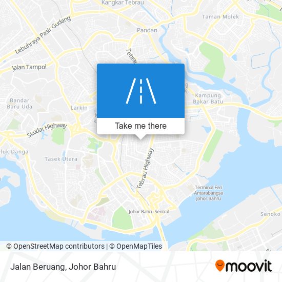 Jalan Beruang map