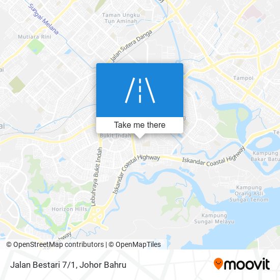 Jalan Bestari 7/1 map