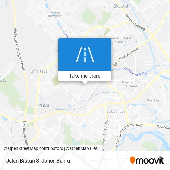 Jalan Bistari 8 map