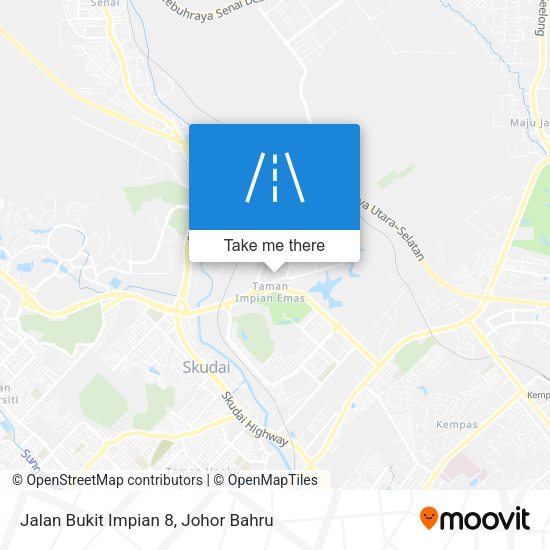 Jalan Bukit Impian 8 map