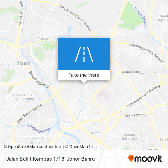 Jalan Bukit Kempas 1/18 map