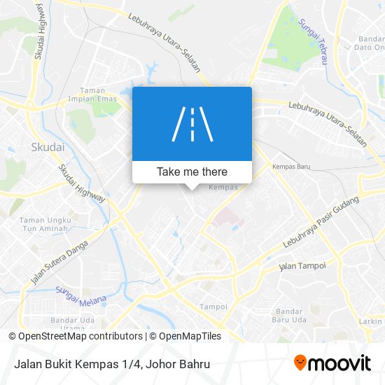 Jalan Bukit Kempas 1/4 map