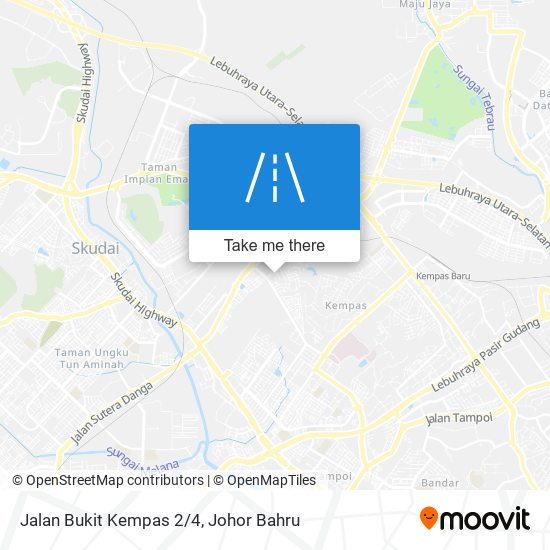 Jalan Bukit Kempas 2/4 map