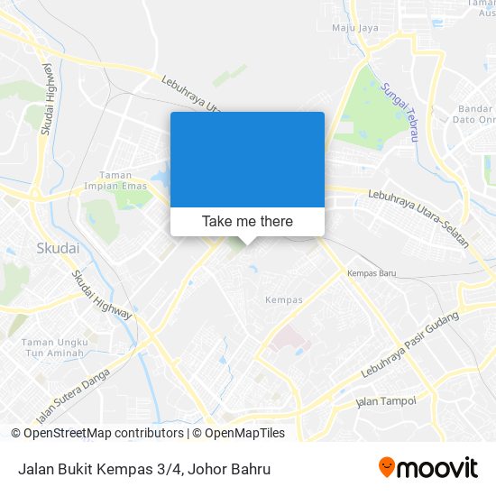 Jalan Bukit Kempas 3/4 map