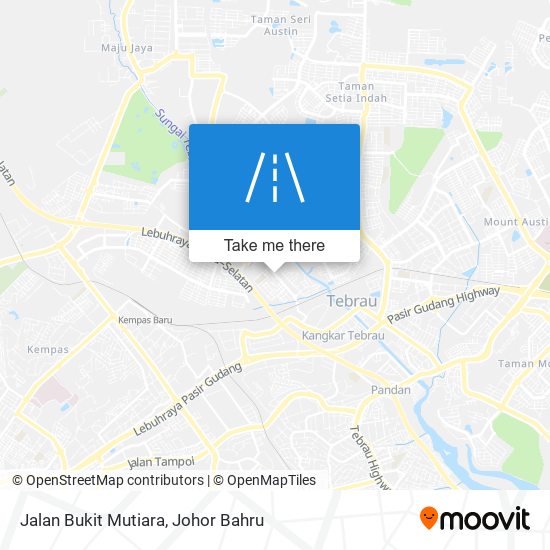Jalan Bukit Mutiara map