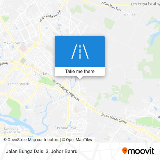Jalan Bunga Daisi 3 map