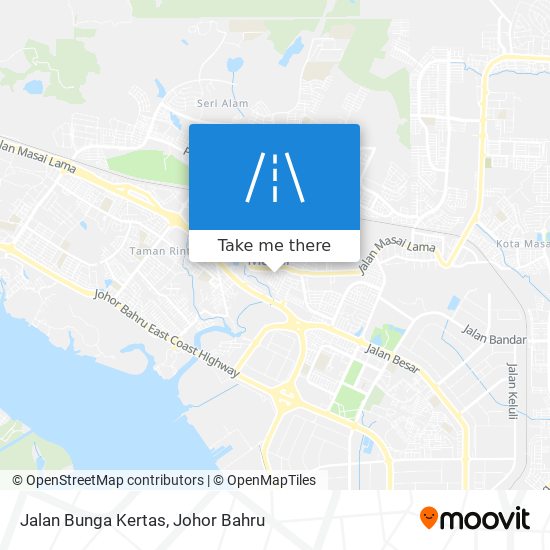 Jalan Bunga Kertas map