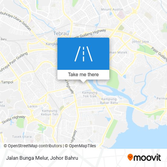 Jalan Bunga Melur map