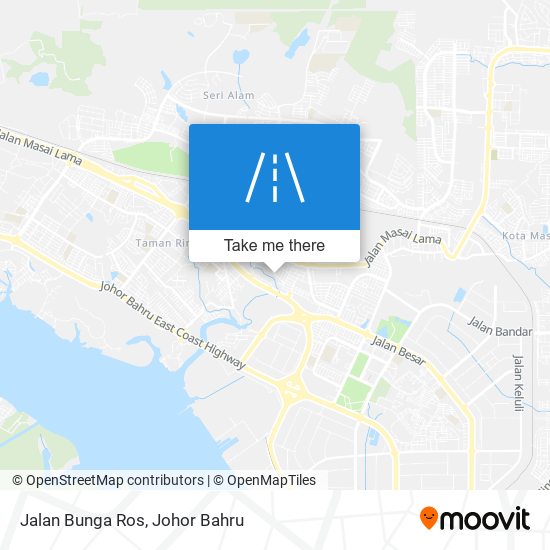 Jalan Bunga Ros map