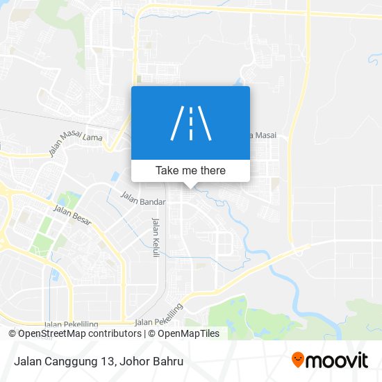 Jalan Canggung 13 map