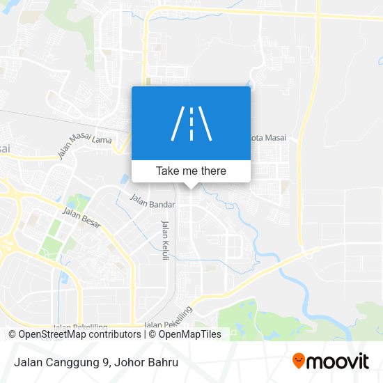 Jalan Canggung 9 map