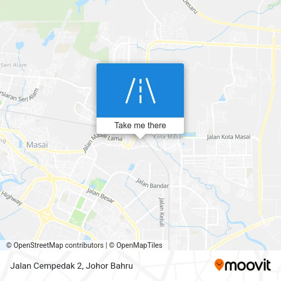 Jalan Cempedak 2 map