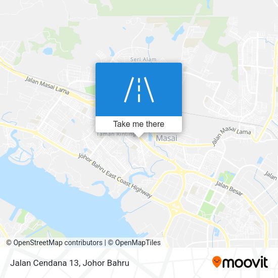 Jalan Cendana 13 map