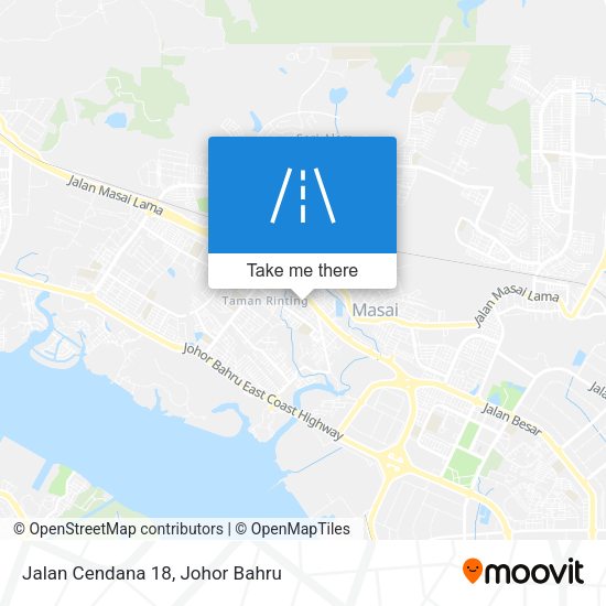 Jalan Cendana 18 map