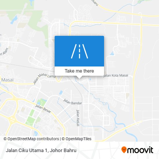 Jalan Ciku Utama 1 map