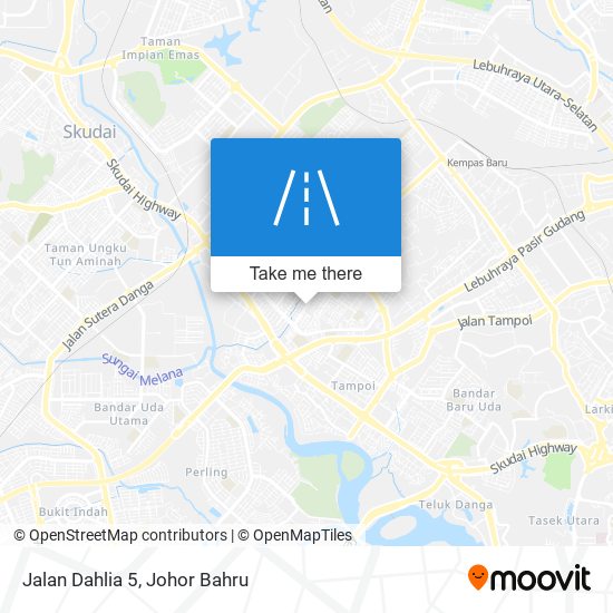 Jalan Dahlia 5 map