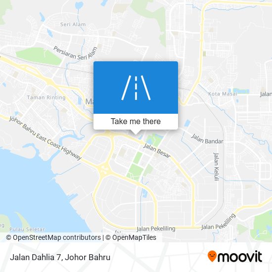 Jalan Dahlia 7 map