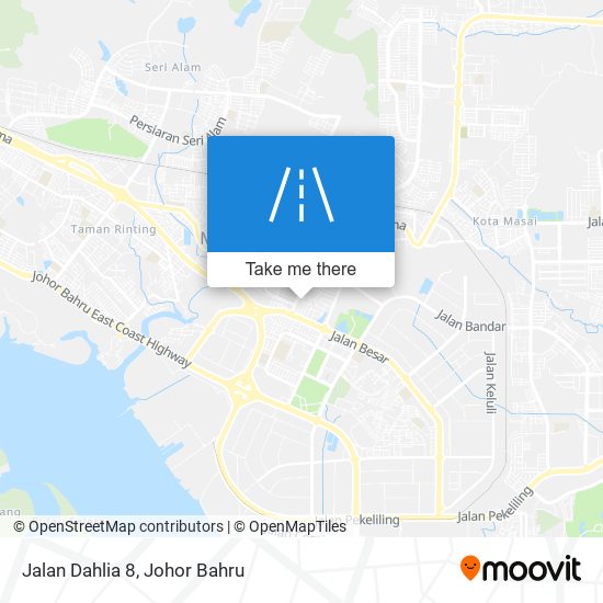 Jalan Dahlia 8 map