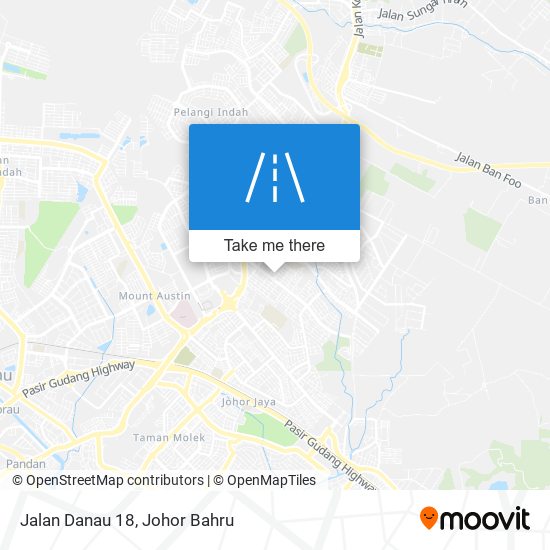 Jalan Danau 18 map