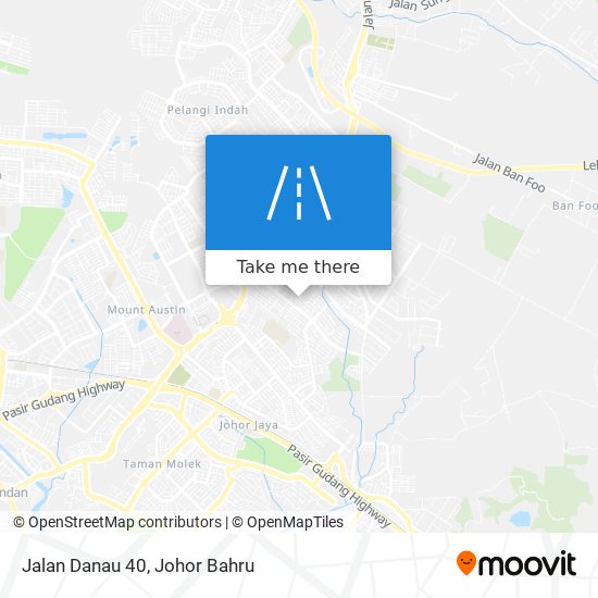 Jalan Danau 40 map