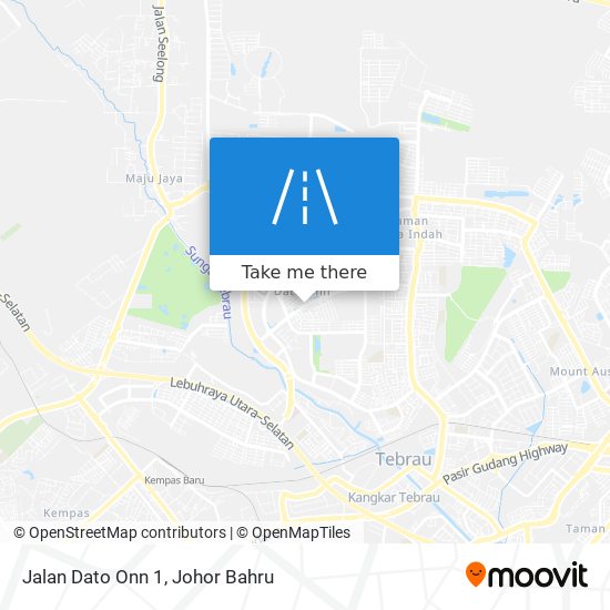 Jalan Dato Onn 1 map