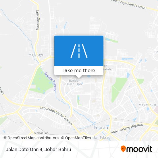Jalan Dato Onn 4 map