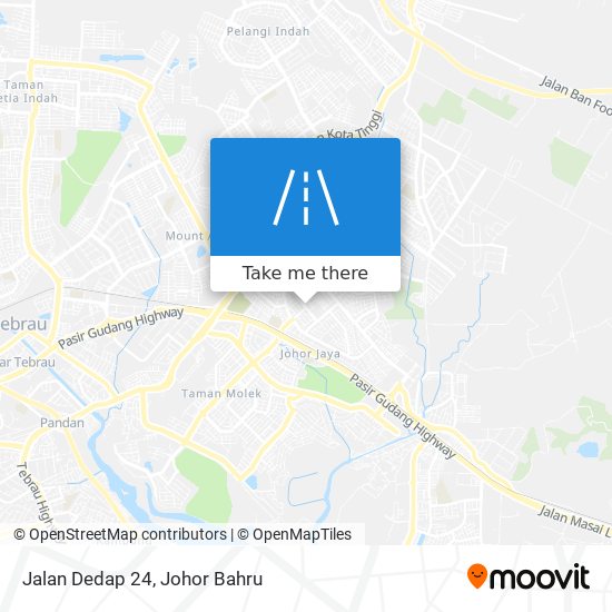 Jalan Dedap 24 map