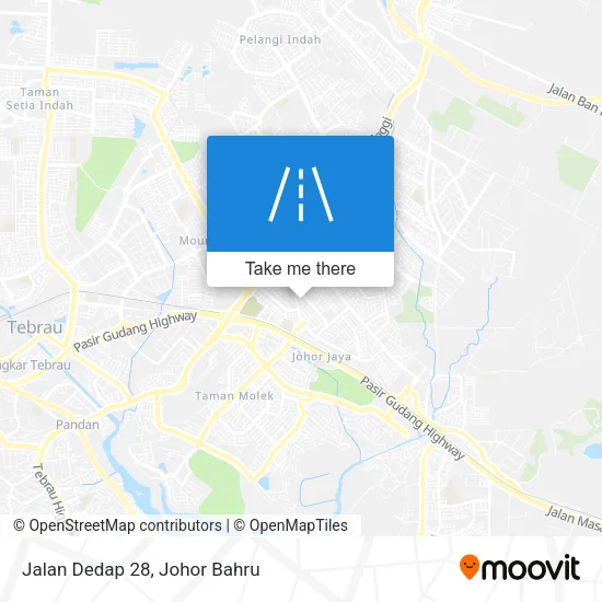 Jalan Dedap 28 map