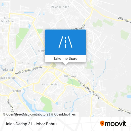 Jalan Dedap 31 map