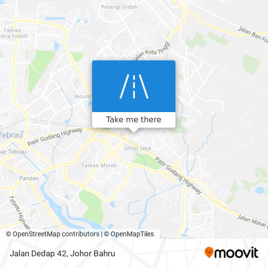 Jalan Dedap 42 map