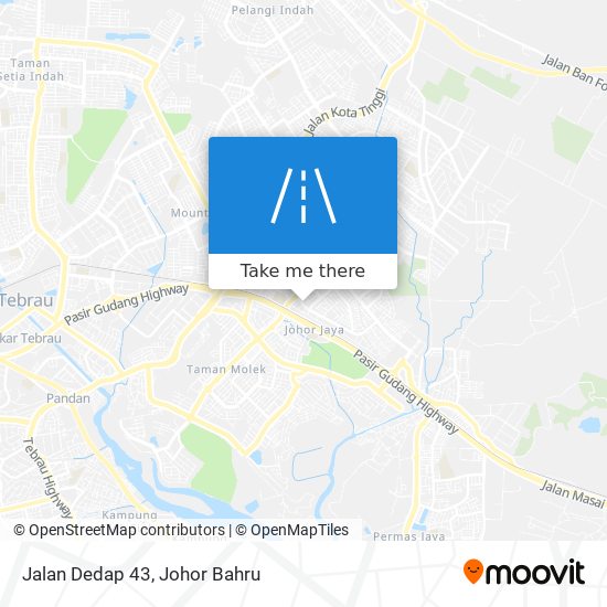 Jalan Dedap 43 map