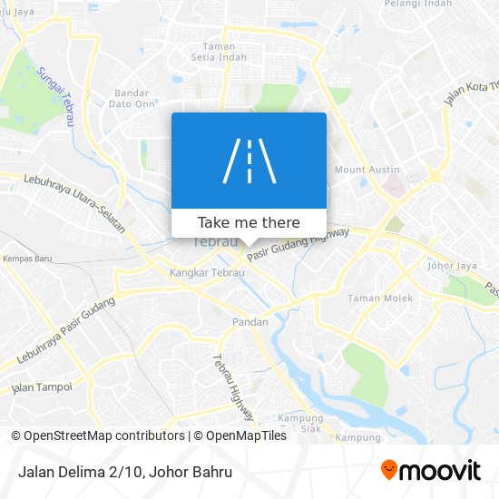 Jalan Delima 2/10 map