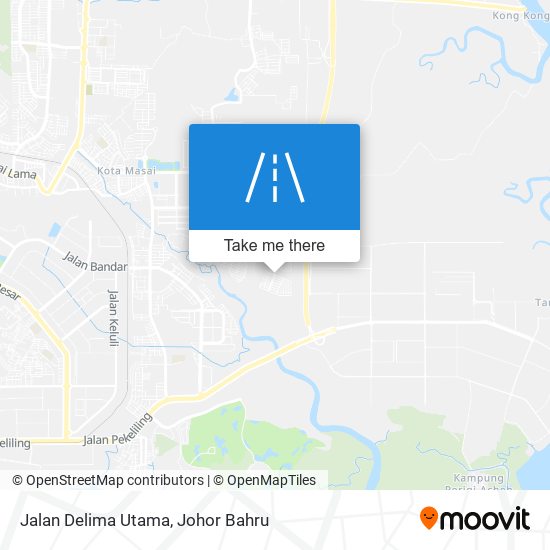 Jalan Delima Utama map