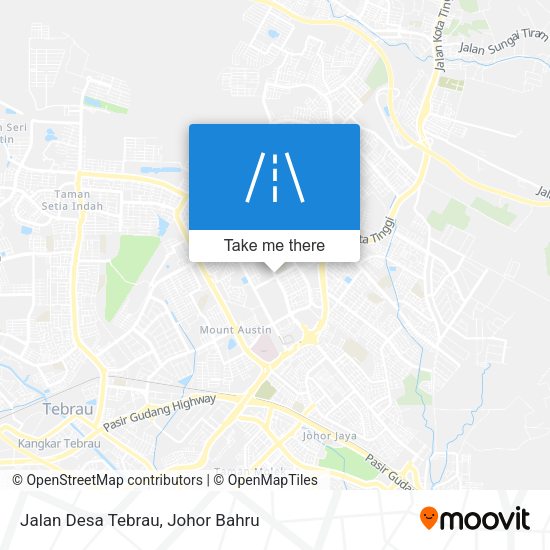 Jalan Desa Tebrau map