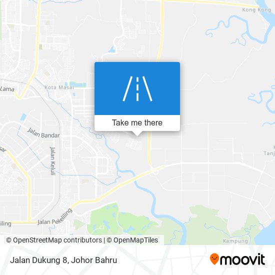 Jalan Dukung 8 map