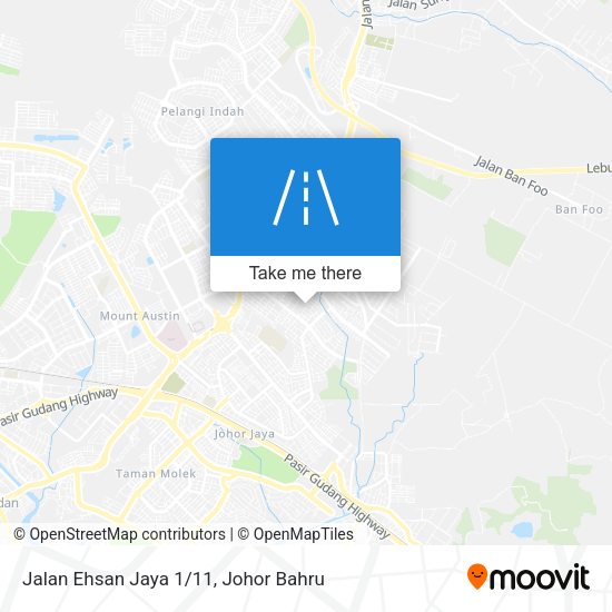 Jalan Ehsan Jaya 1/11 map