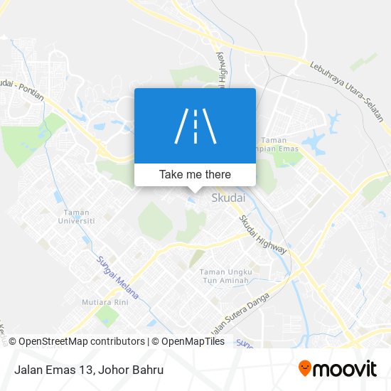 Jalan Emas 13 map