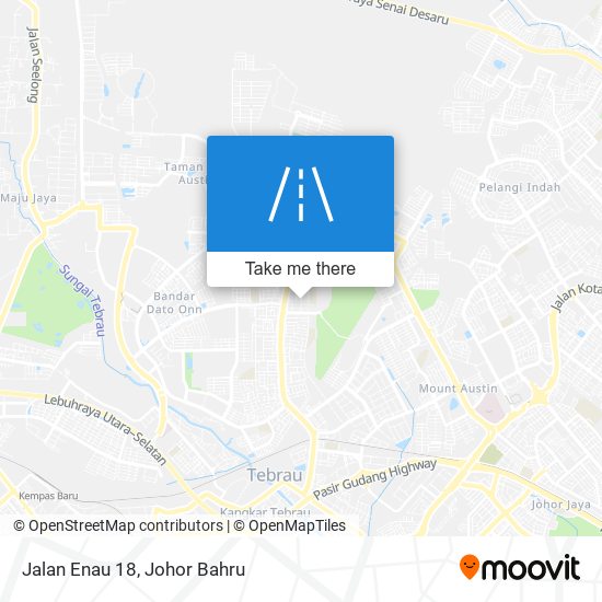 Jalan Enau 18 map