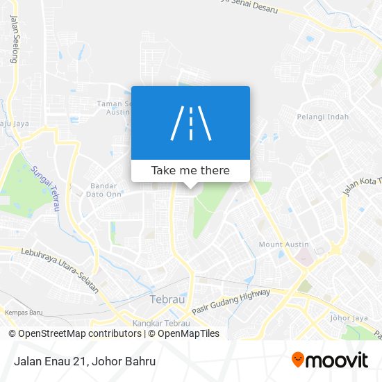 Jalan Enau 21 map