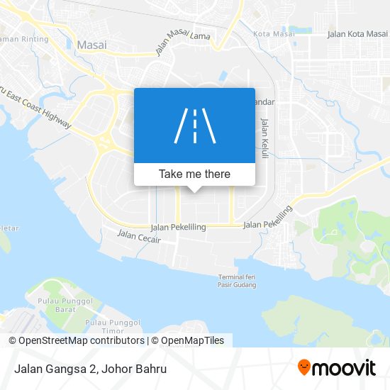 Jalan Gangsa 2 map