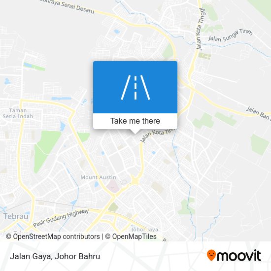 Jalan Gaya map