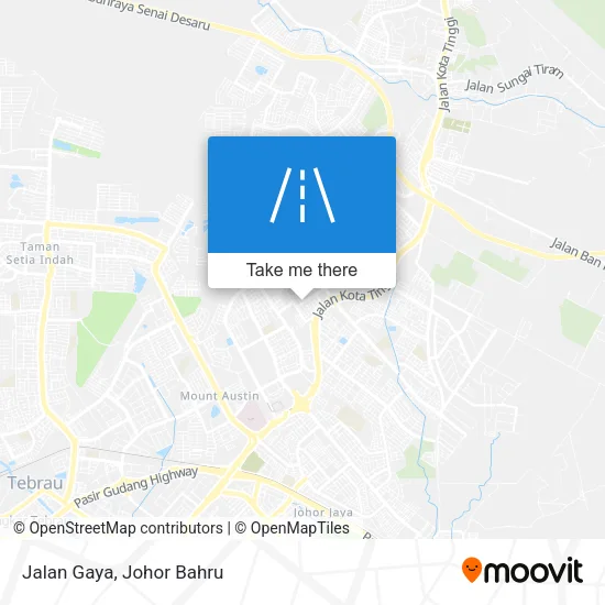 Jalan Gaya map