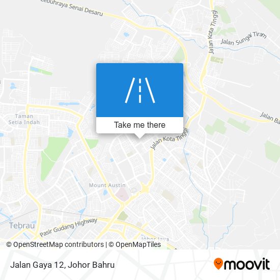 Jalan Gaya 12 map