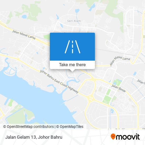 Jalan Gelam 13 map