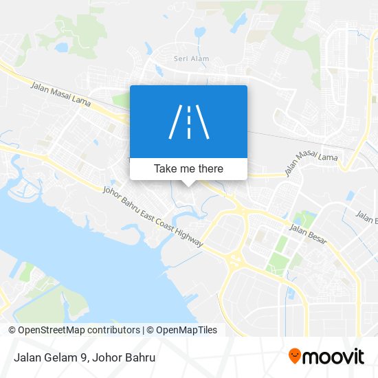 Jalan Gelam 9 map