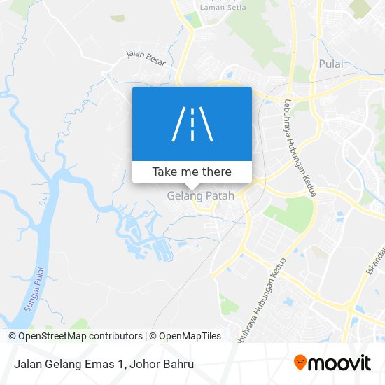 Jalan Gelang Emas 1 map