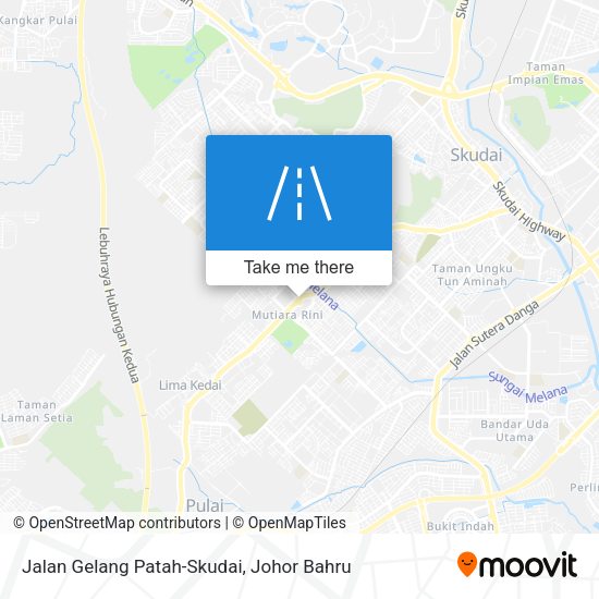 Jalan Gelang Patah-Skudai map