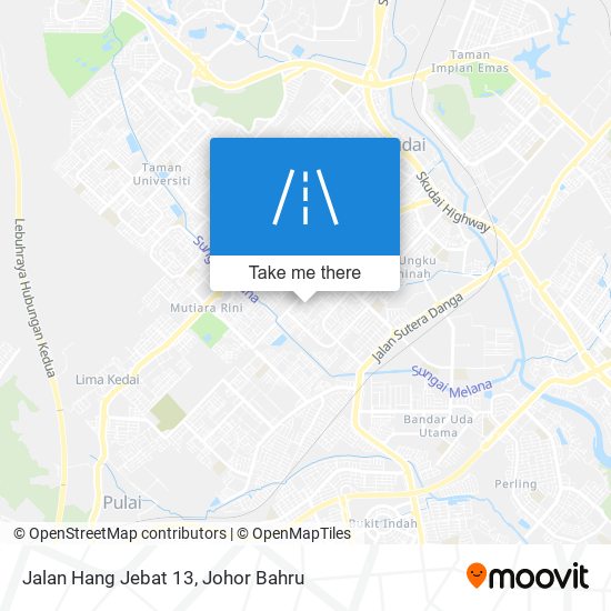 Jalan Hang Jebat 13 map