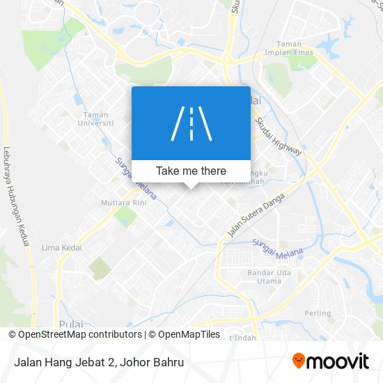 Jalan Hang Jebat 2 map