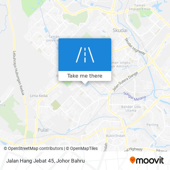 Jalan Hang Jebat 45 map